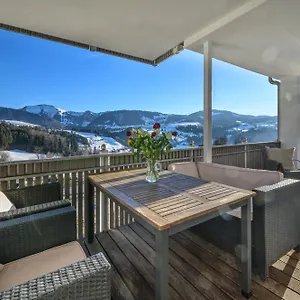 Haus Bergblick Mit 2 Schlafzimmer Oberstaufen